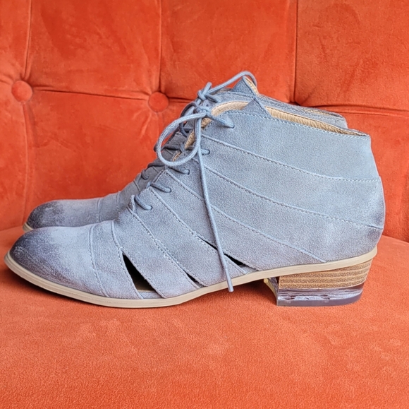 Kensie Aura Leather Ankle Boot Women Size 8m - Picture 5 of 12